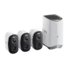 N1 Baseus 2K Outdoor-Kamera Set 3er-Packung (weiß)