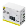 N1 Baseus 2K Outdoor-Kamera Set 3er-Packung (weiß)