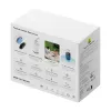 N1 Baseus 2K Outdoor-Kamera Set 3er-Packung (weiß)