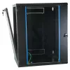 EFB 19 WandEnclosure 15HE, fest, 1-teilig, RAL9005, Tiefe 450 mm