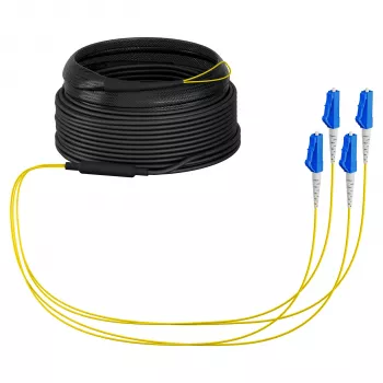 EFB Trunk Kabel U-DQ(ZN)BH OS2 4E (1x4) LC-LC 20m Dca LSZH G657A1