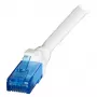 EFB RJ45 Patchkabel Cat.6A U/UTP LSZH Premium 500MHz weiß 7,5m