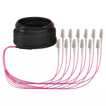 EFB Trunkkabel U-DQ(ZN)BH OM4 12G (1x12) LC-LC 10m Dca LSZH