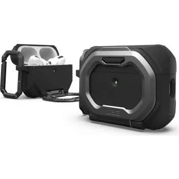 UAG Urban Armor Gear Monarch Case | Apple AirPods Pro 3 | Schwarz/Silber | 104131114034 (104131114034)