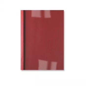GBC LeatherGrain ThermaBind-Umschläge 3 mm Rot (100), A4, Rot, Transparent, Matt, 30 Blatt, 3 mm, 297 mm