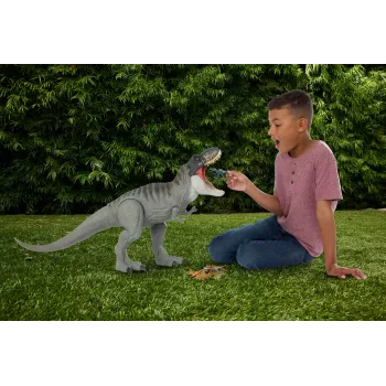 Jurassic World Rebirth Super Colossal Tyrannosaurus Rex Action-Figur, T-Rex Dinosaurier-Filmspielzeug