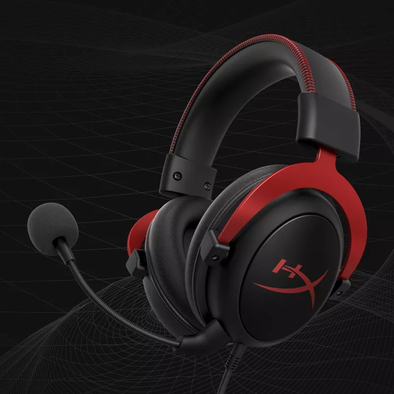 HyperX Cloud II - Gaming-Headset (Schwarz-Rot)