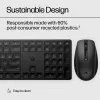 HP 650 Wireless Tastatur and Maus Combo, Full-size (100%), Wireless, RF Wireless, Membrane, Schwarz, Maus enthalten