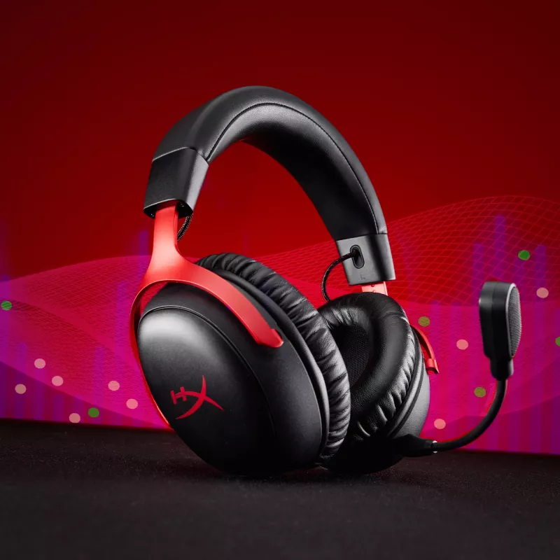 HyperX Cloud III S - Kabelloses Gaming-Headset (Weiß), Kabellos, 20 - 20000 Hz, Gaming, 340 g, Headset, Weiß
