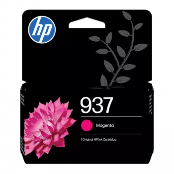 HP 937 Magenta Original Tintenpatrone, Standardreichweite, Magenta, 1 Stk., 800 Seiten, Einzelpackung