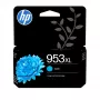 HP 953XL High Yield Cyan Original Druckerpatrone, Hohe Kapazität, Cyan, Pigmenttinte, 18 ml, 1 St., Einzelpackung