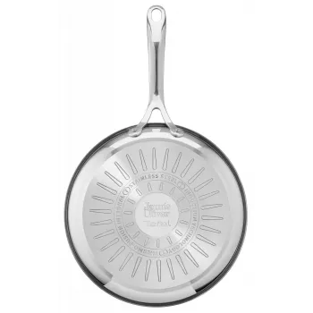 Tefal Jamie Oliver Cook Smart E31004 Bratpfanne, 24 cm, Edelstahl