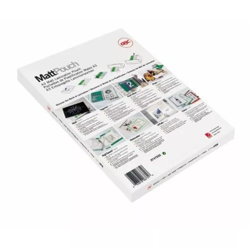 GBC Laminierfolie A4 Matt 100 Micron, Matt, A4, 216 mm, 0,2 mm, 303 mm, 100 Stk.