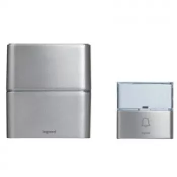 Legrand 094271 Premium-Funkgong-Set, Aluminium