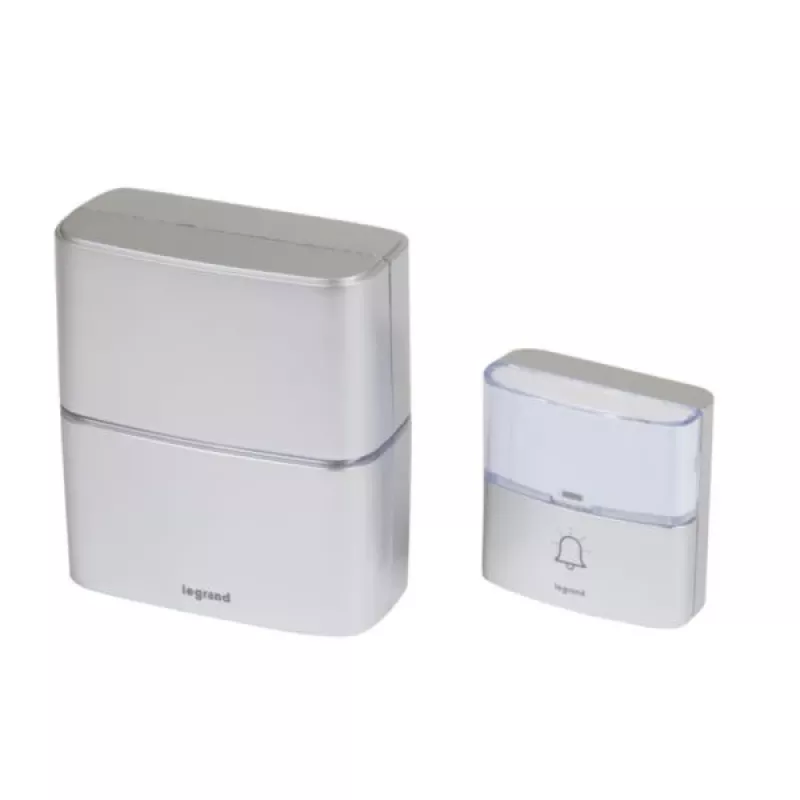 Legrand 094271 Premium-Funkgong-Set, Aluminium