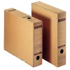 Leitz 6084-00-00 Archivbox mit Klappe, A4, Naturwellpappe, 70x265x325 mm