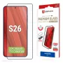 Displex Premium Displayschutzglas (Full Abdeckung, 10H) für Samsung S26, Full Abdeckung