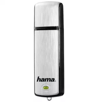 Hama Fancy USB-Flash-Laufwerk 64 GB 2.0 Schwarz, Silber