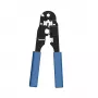 Hama 00200794 Kabelcrimper Crimpwerkzeug Schwarz, Blau