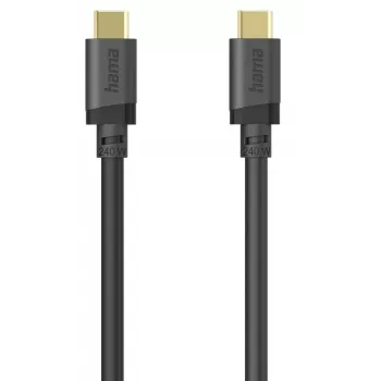 Hama 00202009 USB-Kabel USB 3.2 Gen 1 (3.1 Gen 1) 1,5 m USB C 5 Gbit/s 240 W Schwarz