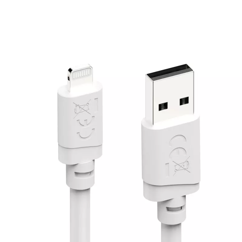 Hama 00201801 Lightning-Kabel 2 m Weiß