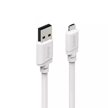 Hama 00201802 Lightning-Kabel 3 m Weiß