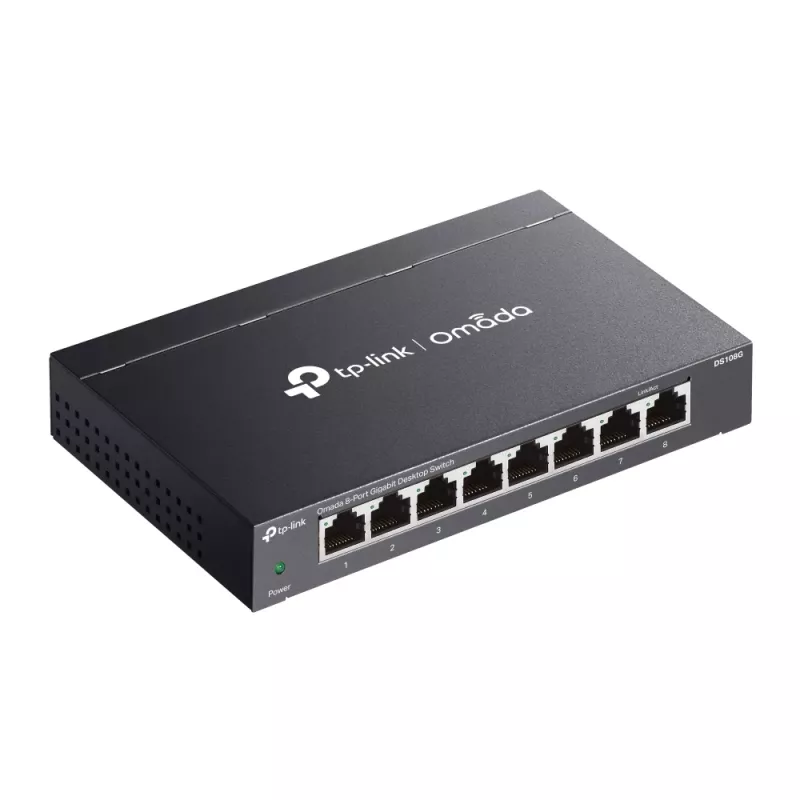 TP-Link Omada DS108G Netzwerk-Switch Unmanaged Gigabit-Ethernet (10/100/1000) Schwarz