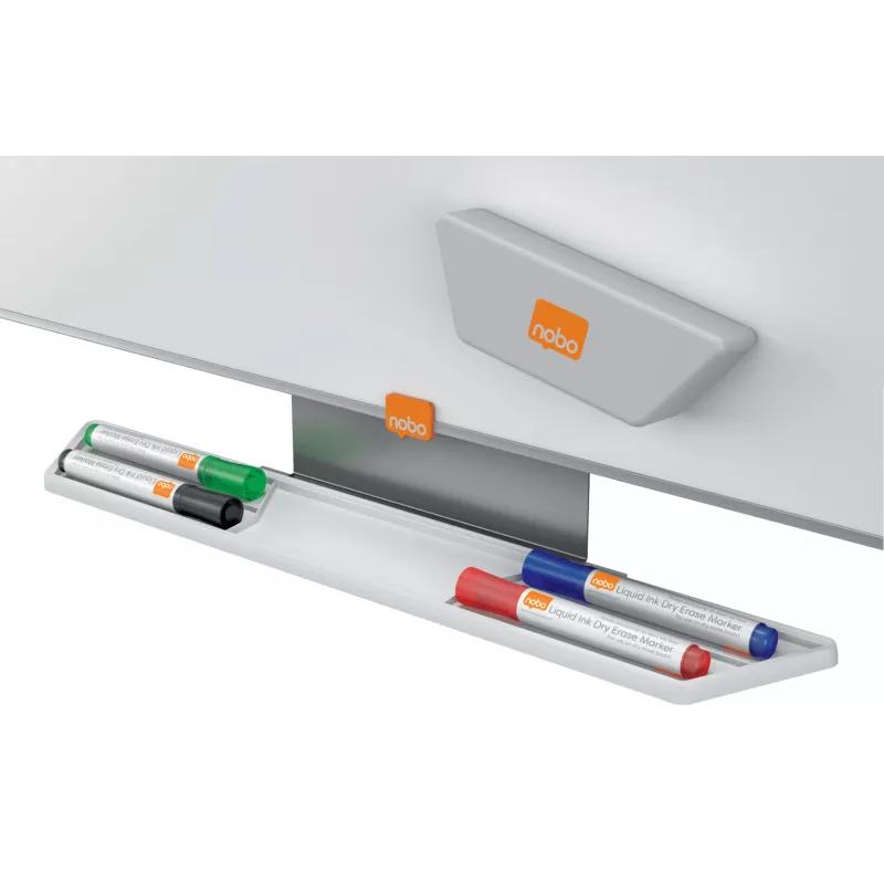 Nobo Glas-Whiteboard-Marker (4 Stk.), Glas, Schwarz, Blau, Grün, Rot, 4 Stk.
