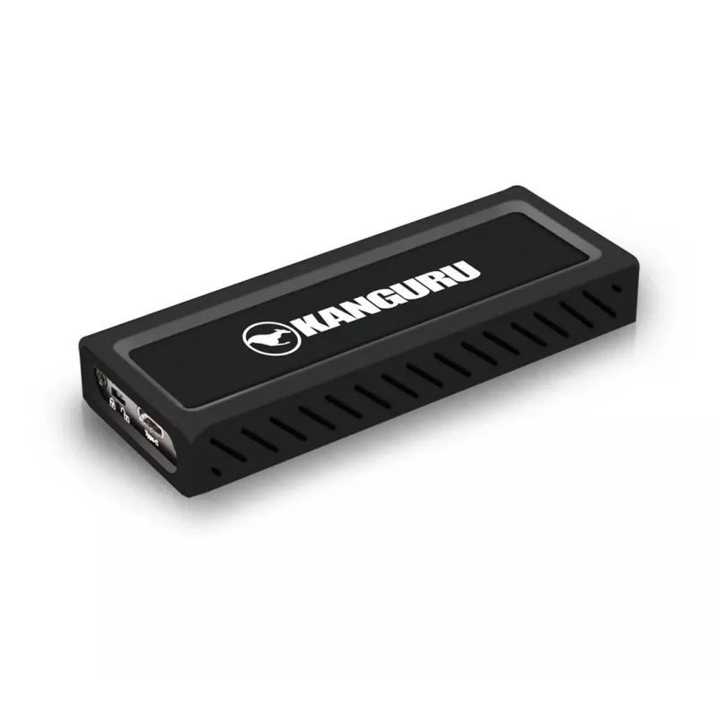 iStorage Kanguru UltraLock Superspeed+ USB-C M.2 NVMe Externe SSD 1 TB | Sichere tragbare Solid-State-Drive | Physischer Schreibschutzschalter | Sichere Firmware | TAA-konform |