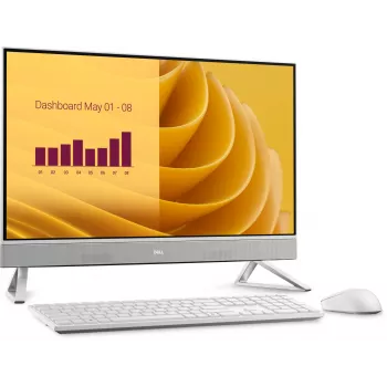 DELL EC27250 Intel Core 7 150U 68.6 cm (27 Zoll) 1920 x 1080 Pixel All-in-One-PC 32 GB DDR5-SDRAM 2 TB SSD Windows 11 Pro Wi-Fi 6E (802.11ax) Pearl, Weiß