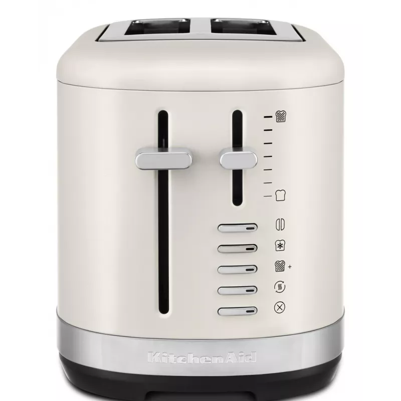 KitchenAid 859711684260 Toaster 7 2 Scheibe(n) 980 W Schwarz, Edelstahl, Weiß