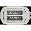 KitchenAid 859711684260 Toaster 7 2 Scheibe(n) 980 W Schwarz, Edelstahl, Weiß