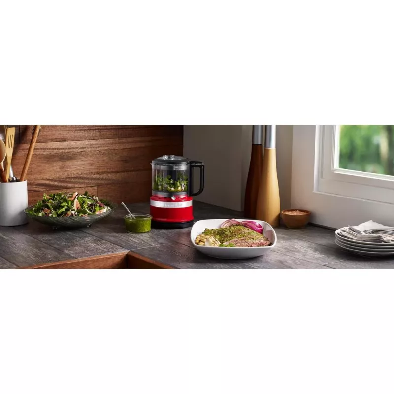 KitchenAid 5KFC3516EER 0,83 L 240 W Schwarz, Rot, Edelstahl
