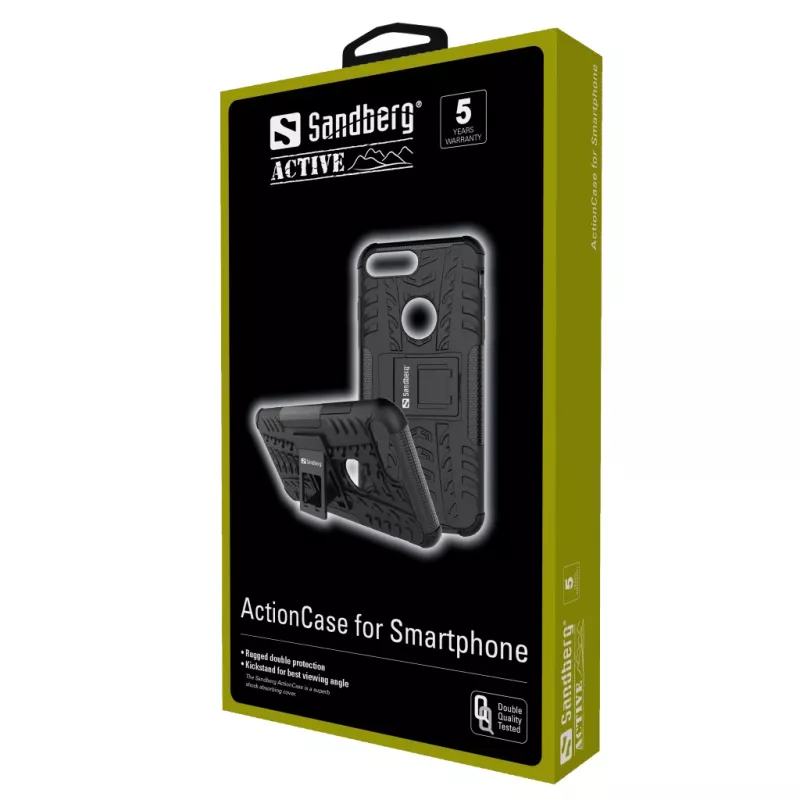 Sandberg ActionCase for Galaxy S9 Plus, Border, Samsung, Galaxy S9 Plus, 15.8 cm (6.2 inch), Schwarz