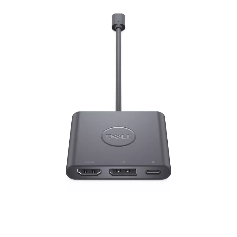 Dell 492-BCTU USB-C-auf-HDMI/DP-Adapter mit Power Pass-Through
