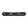 Dell 492-BCTU USB-C-auf-HDMI/DP-Adapter mit Power Pass-Through