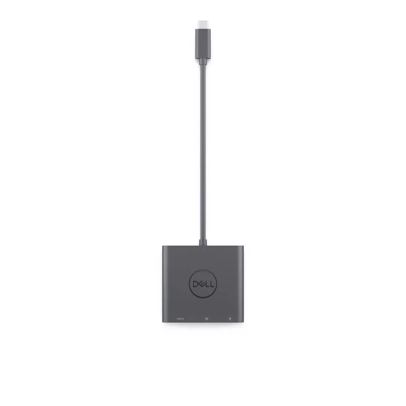 Dell 492-BCTU USB-C-auf-HDMI/DP-Adapter mit Power Pass-Through