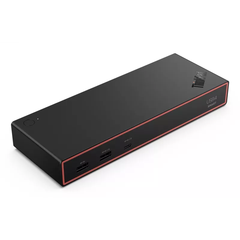 Lenovo ThinkPad USB4 Smart Dock 5500 mit 135W-Netzteil, Kabelgebunden, Schwarz
