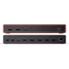 Lenovo ThinkPad USB4 Smart Dock 5500 mit 135W Adapter Kabelgebunden Schwarz