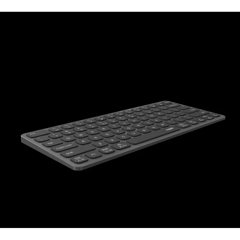 Rapoo UCK-6001 Ultra-Slim Tastatur mit 8-in-1 USB-C Multiport-Adapter, QWERTZ