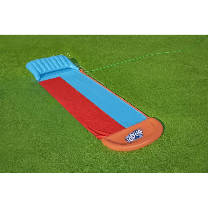 Bestway H2OGO! Doppel-Wasserrutsche mit Tsunami-Splash-Rampe 4,88 m