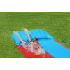 Bestway H2OGO! Doppel-Wasserrutsche mit Tsunami-Splash-Rampe 4,88 m