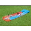 Bestway H2OGO! Doppel-Wasserrutsche mit Tsunami-Splash-Rampe 4,88 m