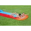 Bestway H2OGO! Doppel-Wasserrutsche mit Tsunami-Splash-Rampe 4,88 m