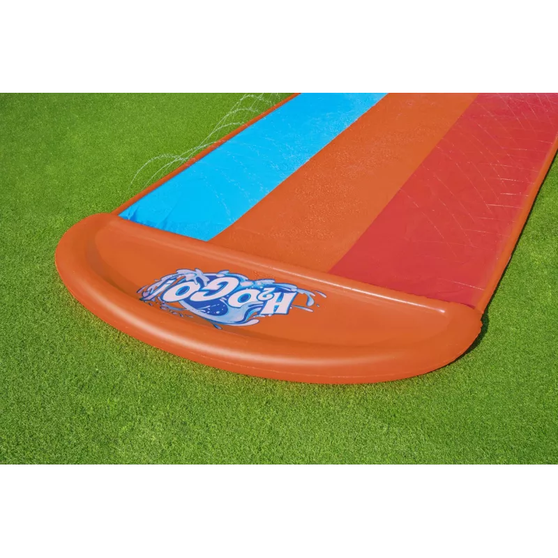 Bestway H2OGO! Triple-Rutsche mit Tsunami Splash Rampe 4,88 m