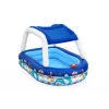 Bestway Sea Captain Aufblasbarer Familienpool mit UV Careful Sonnensegel