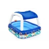 Bestway Sea Captain Aufblasbarer Familienpool mit UV Careful Sonnensegel