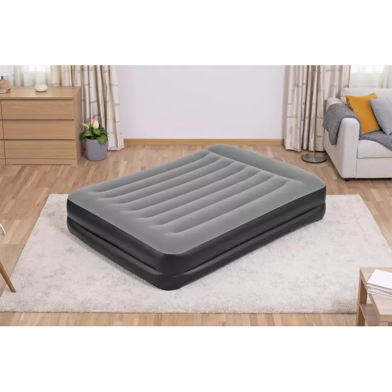Bestway Tritech Luftmatratze Queen mit integrierter AC-Pumpe und antimikrobieller Beschichtung 2,03 m x 1,52 m x 46 cm