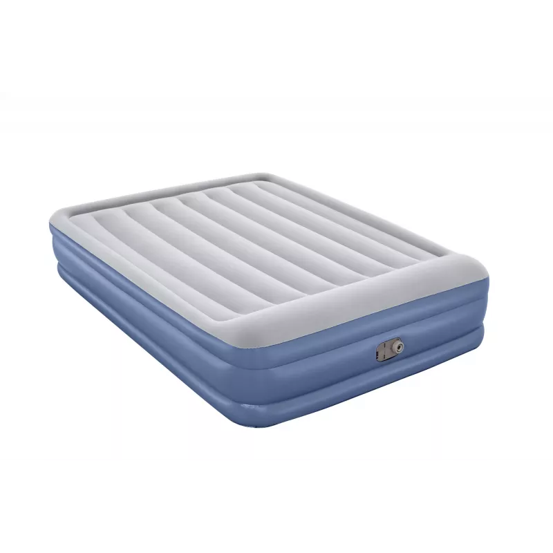 Bestway Tritech Luftbett Queen mit integrierter AC-Pumpe und antimikrobieller Beschichtung 2,03 m x 1,52 m x 46 cm