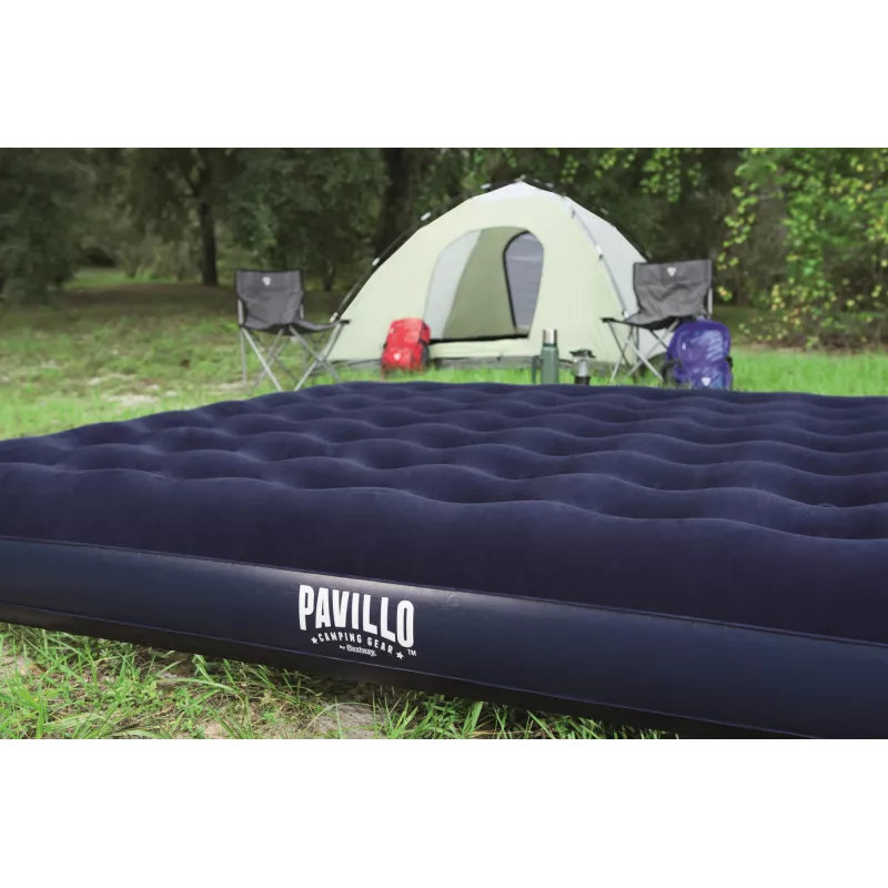 Bestway Flocked Airbed – King – 2,03 m x 1,83 m x 22 cm, Doppelmatratze